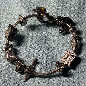 Silver Charm Bracelet